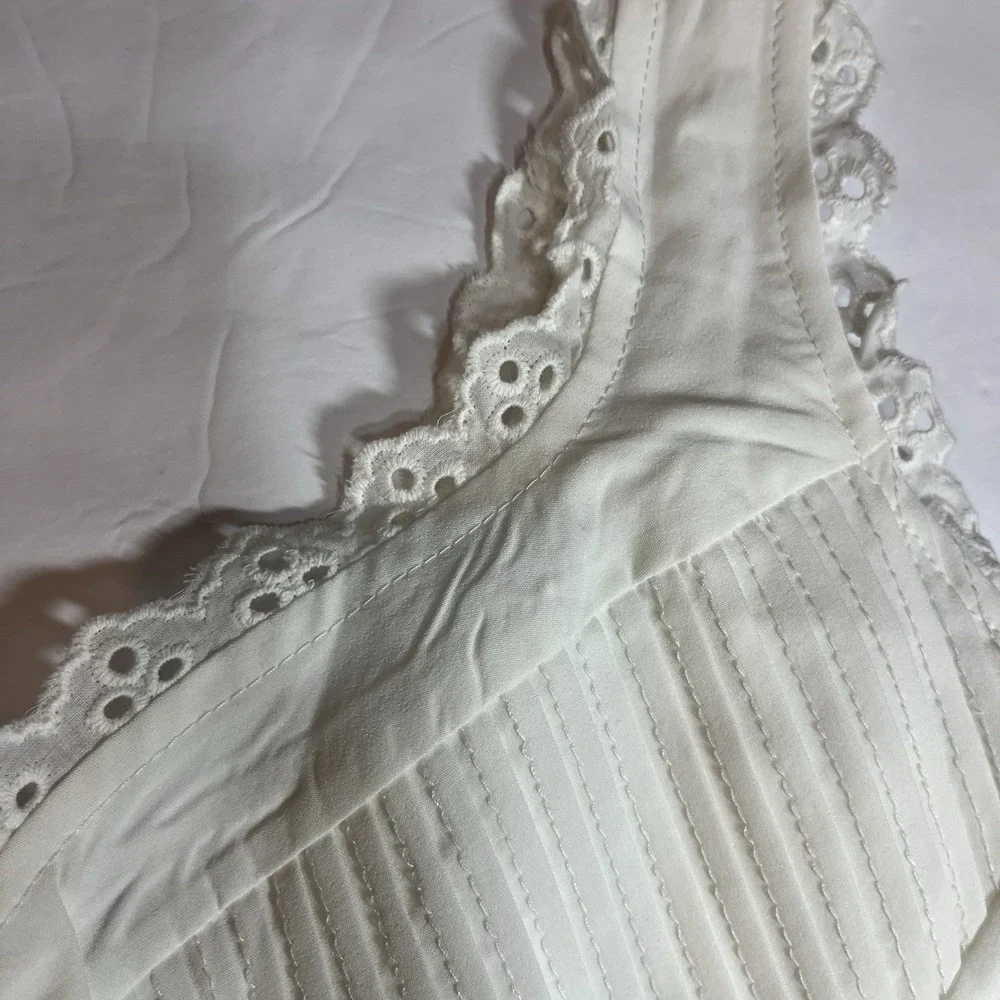 Sth Cute Babydoll Mini Dress, White, Size Small - Picture 8 of 16